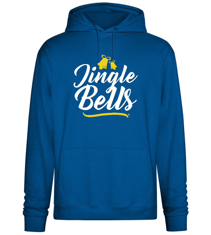 Christmas Jingle Bells Design - Premium Essential Unisex Hoodie_ROYAL_front