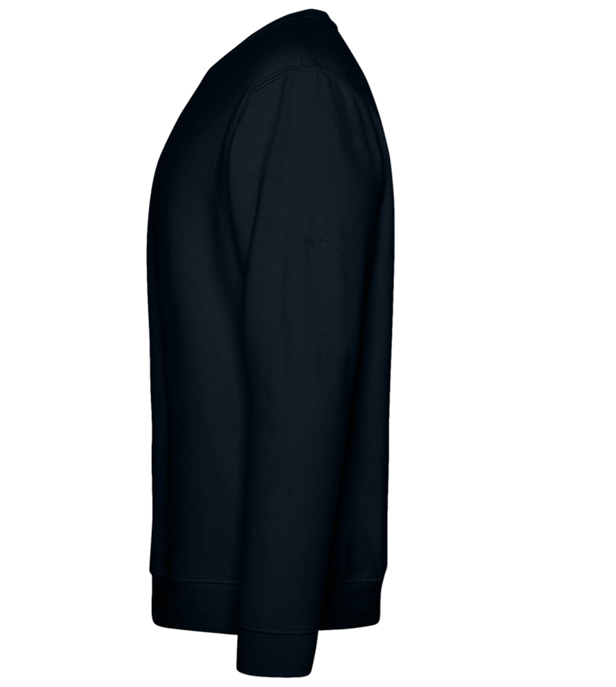 Armed Fox Girl Design - Comfort Essential Unisex Sweater_BLACK_left