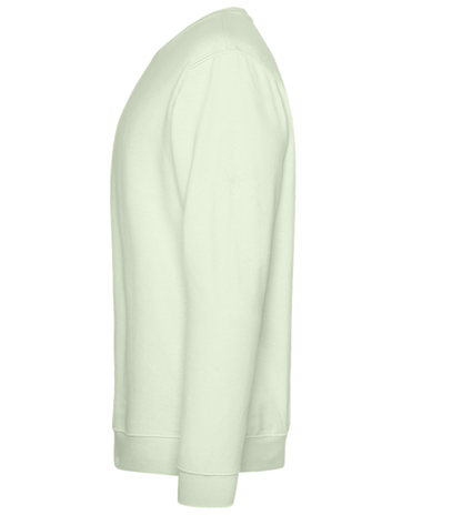 Armed Fox Girl Design - Comfort Essential Unisex Sweater_CREAMY GREEN_left