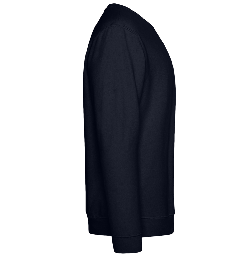 Armed Fox Girl Design - Comfort Essential Unisex Sweater_FRENCH NAVY_right