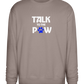 Talk to the Paw Design - Comfort Essential Unisex Sweater_CHARCOAL CHIN_front