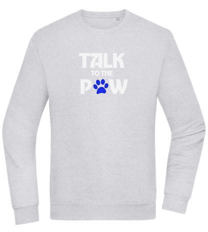 Talk to the Paw Design - Comfort Essential Unisex Sweater_ORION GREY II_front