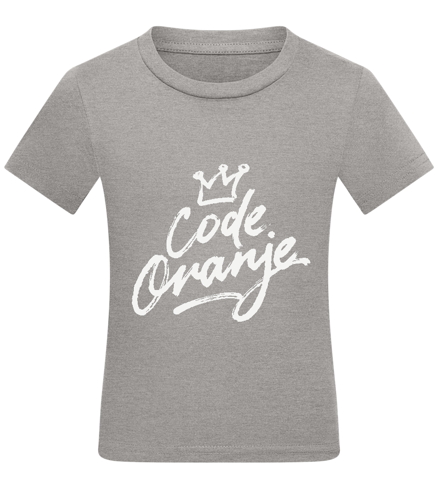 Code Oranje Kroontje Design - Comfort kids fitted t-shirt_ORION GREY_front