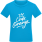 Code Oranje Kroontje Design - Comfort kids fitted t-shirt_TURQUOISE_front