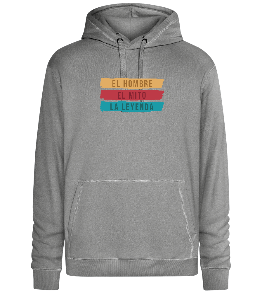 The Man The Myth The Legend Design - Premium unisex hoodie_ORION GREY II_front