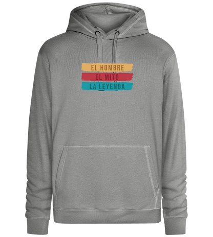 The Man The Myth The Legend Design - Premium unisex hoodie_ORION GREY II_front