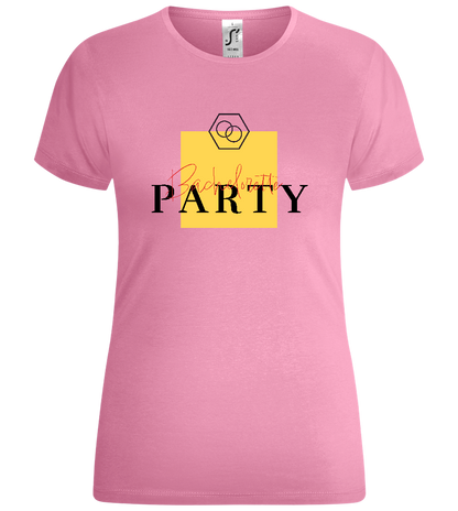 Bachelorette Party Minimalistic Design - Comfort women's t-shirt_PINK ORCHID_front