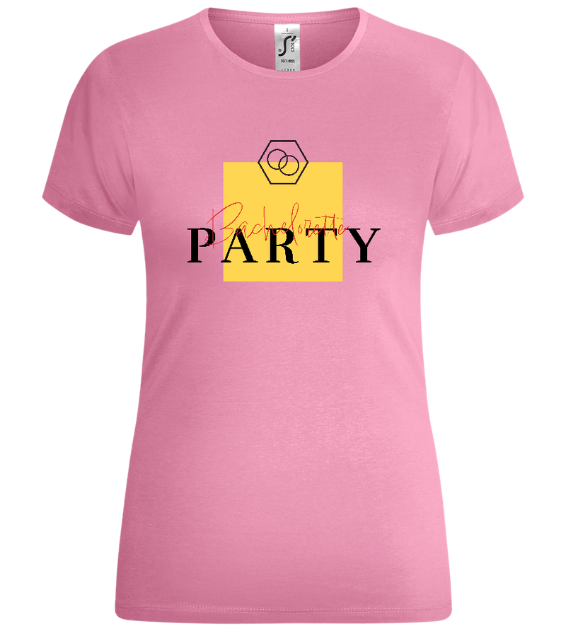 Bachelorette Party Minimalistic Design - Comfort women's t-shirt_PINK ORCHID_front