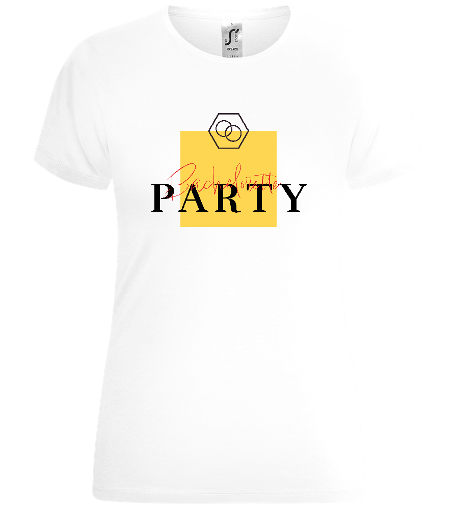 Bachelorette Party Minimalistic Design - Comfort women's t-shirt_WHITE_front