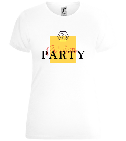 Bachelorette Party Minimalistic Design - Comfort women's t-shirt_WHITE_front