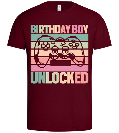 Unlocked Birthday Boy Design - Premium men's t-shirt_CHILE_front