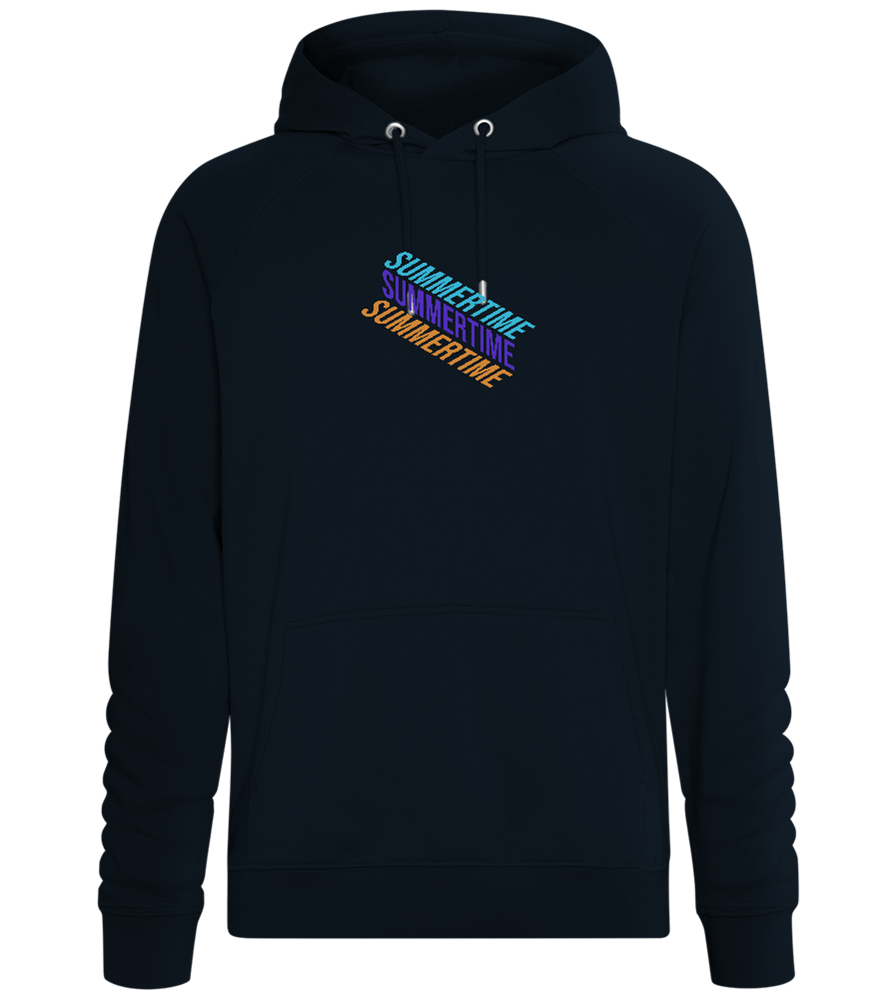 Summertime Design - Comfort unisex hoodie_BLACK_front