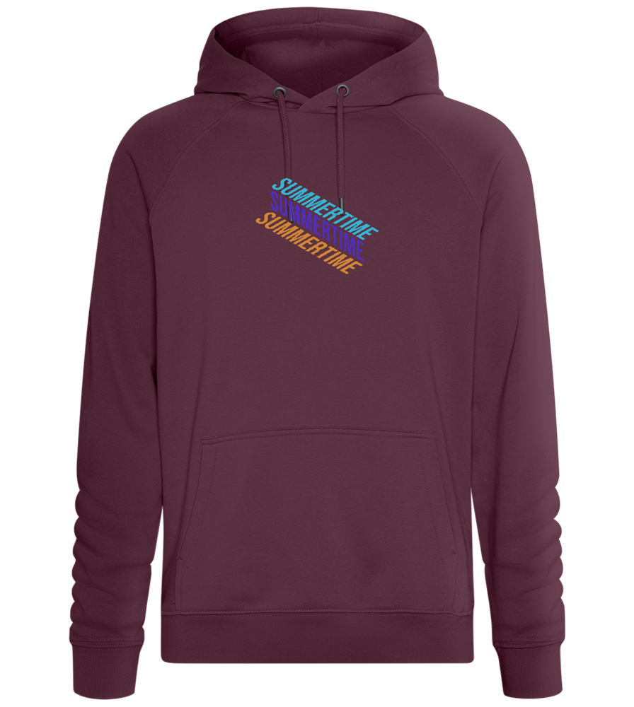 Summertime Design - Comfort unisex hoodie_BORDEAUX_front