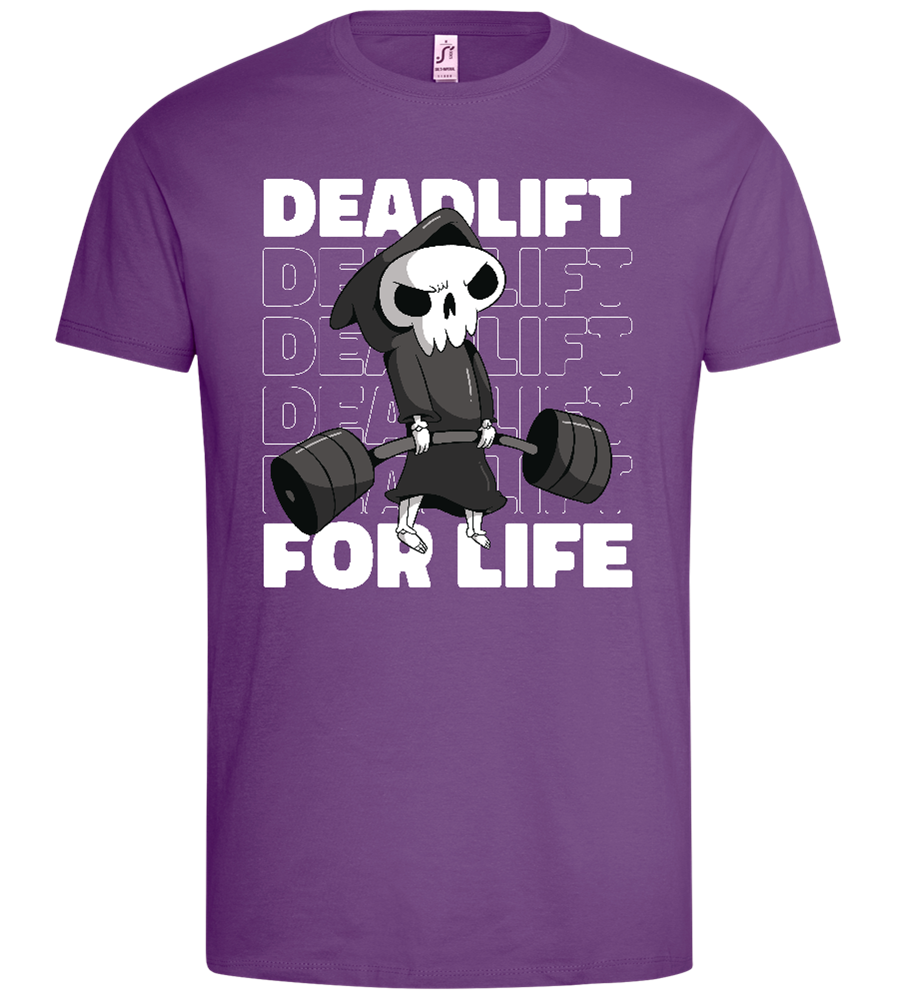 Deadlift for Life Design - Premium men's t-shirt_LIGHT PURPLE_front