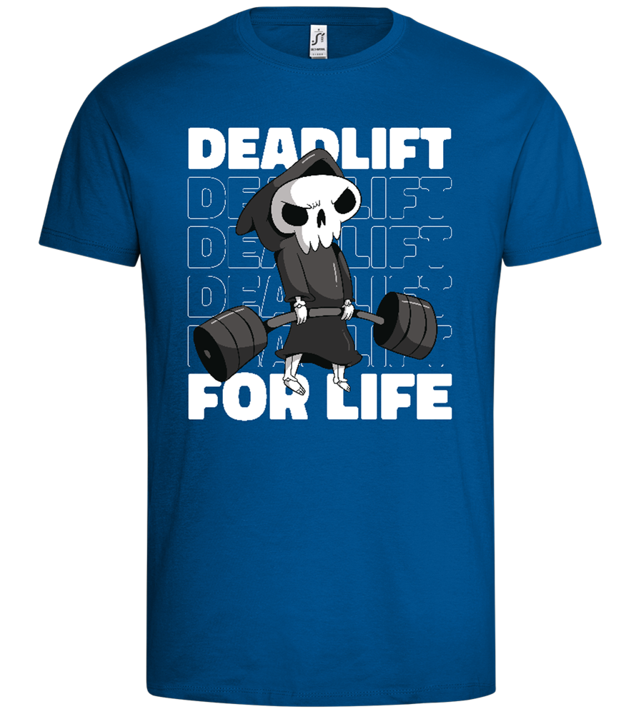 Deadlift for Life Design - Premium men's t-shirt_ROYAL_front