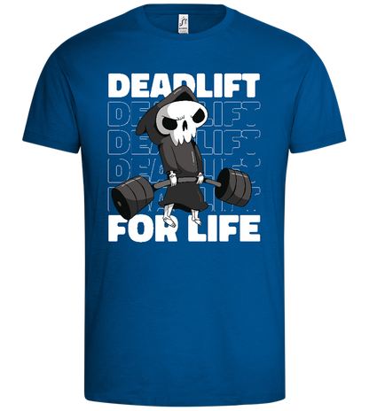 Deadlift for Life Design - Premium men's t-shirt_ROYAL_front