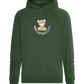 Cool Little Sister Teddy Bear Design - Comfort unisex hoodie_GREEN BOTTLE_front