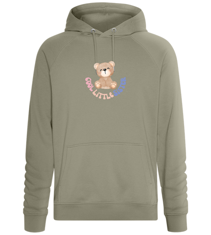 Cool Little Sister Teddy Bear Design - Comfort unisex hoodie_KHAKI_front