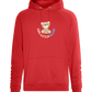 Cool Little Sister Teddy Bear Design - Comfort unisex hoodie_RED_front