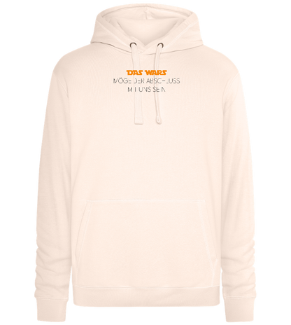 Das Wars Möge Der Abschluss Mit Uns Sein Design - Premium unisex hoodie_LIGHT PEACH ROSE_front