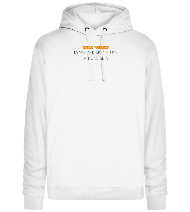 Das Wars Möge Der Abschluss Mit Uns Sein Design - Premium unisex hoodie_WHITE_front