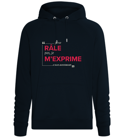 Just Expressing Myself Design - Comfort unisex hoodie_BLACK_front