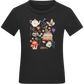 Autumn Vibes Design - Comfort kids fitted t-shirt_DEEP BLACK_front