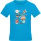 Autumn Vibes Design - Comfort kids fitted t-shirt_TURQUOISE_front