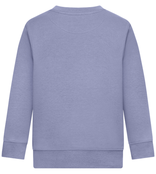 Doeslief Tekst Design - Comfort Kids Sweater_BLUE_back