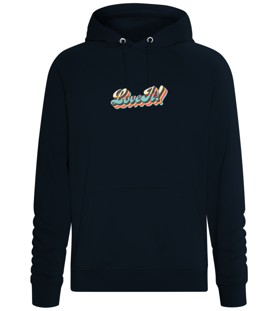 Love It! Design - Comfort unisex hoodie_BLACK_front