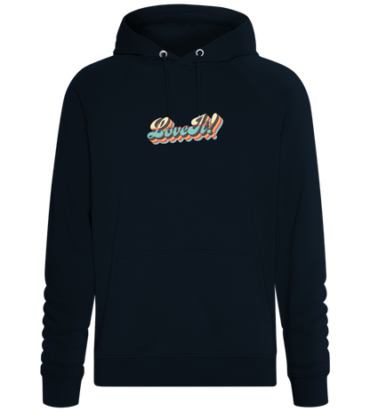 Love It! Design - Comfort unisex hoodie_BLACK_front