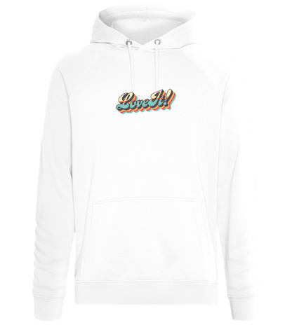 Love It! Design - Comfort unisex hoodie_WHITE_front