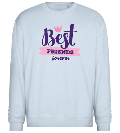 BFF Crown Design - Comfort Essential Unisex Sweater_CREAMY BLUE_front