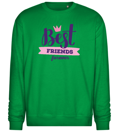 BFF Crown Design - Comfort Essential Unisex Sweater_MEADOW GREEN_front