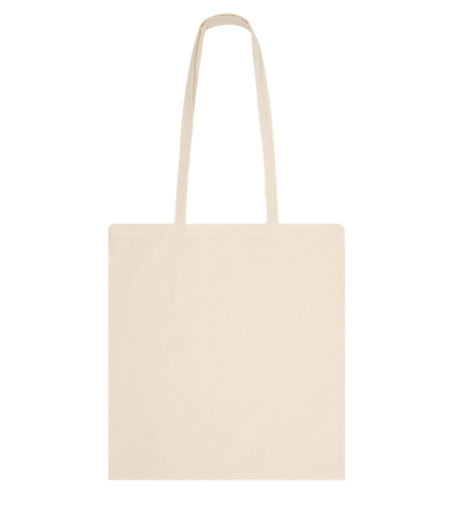 Premium cotton tote bag_BEIGE_front