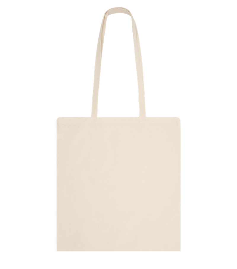 Premium cotton tote bag_BEIGE_front