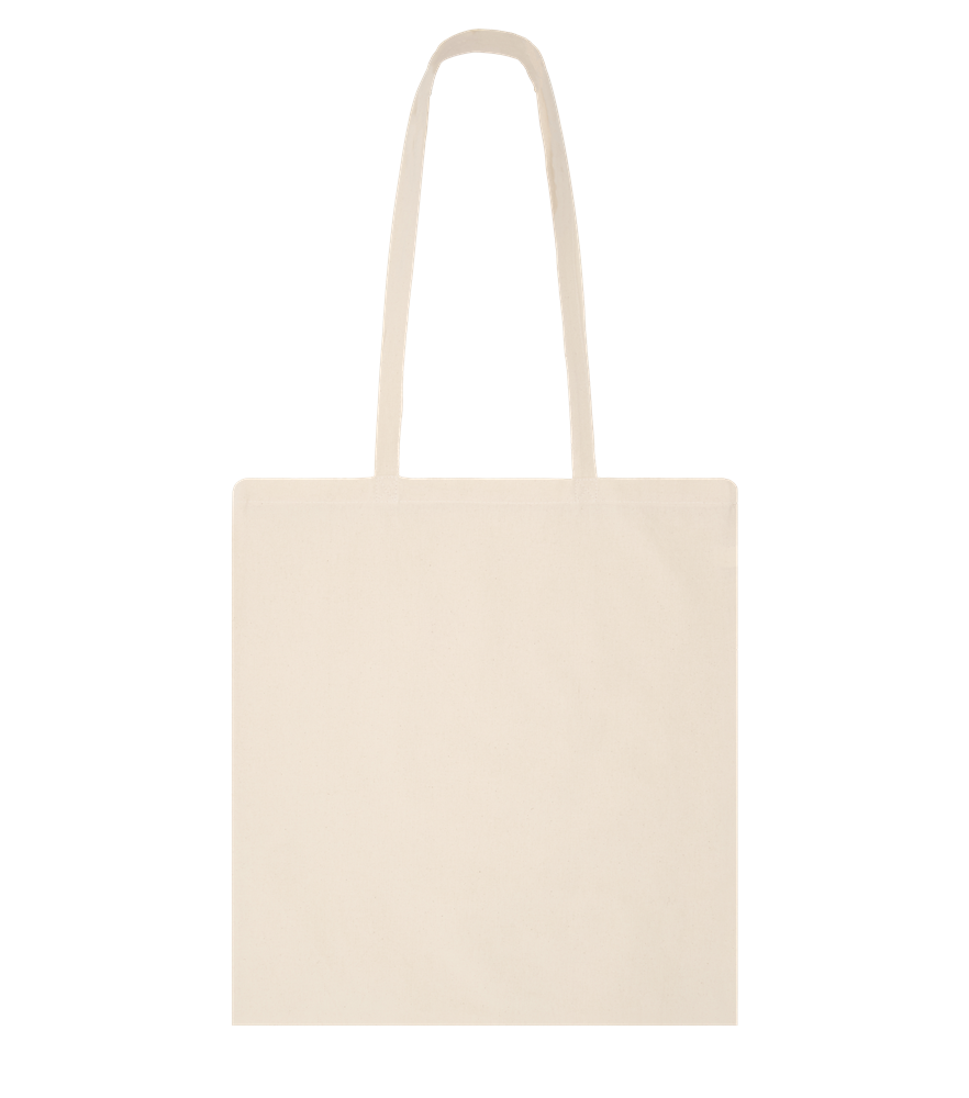 Premium cotton tote bag_BEIGE_back