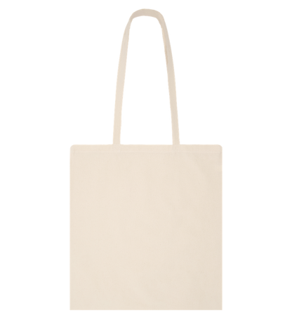 Premium cotton tote bag_BEIGE_back