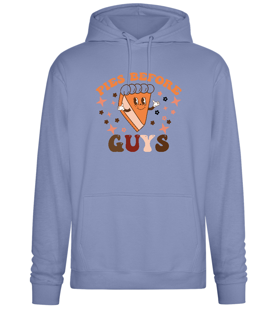 Pies Before Guys Sparkle Design - Premium Essential Unisex Hoodie_BLUE_front