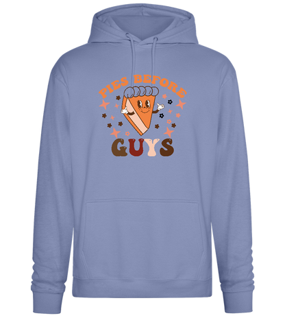 Pies Before Guys Sparkle Design - Premium Essential Unisex Hoodie_BLUE_front