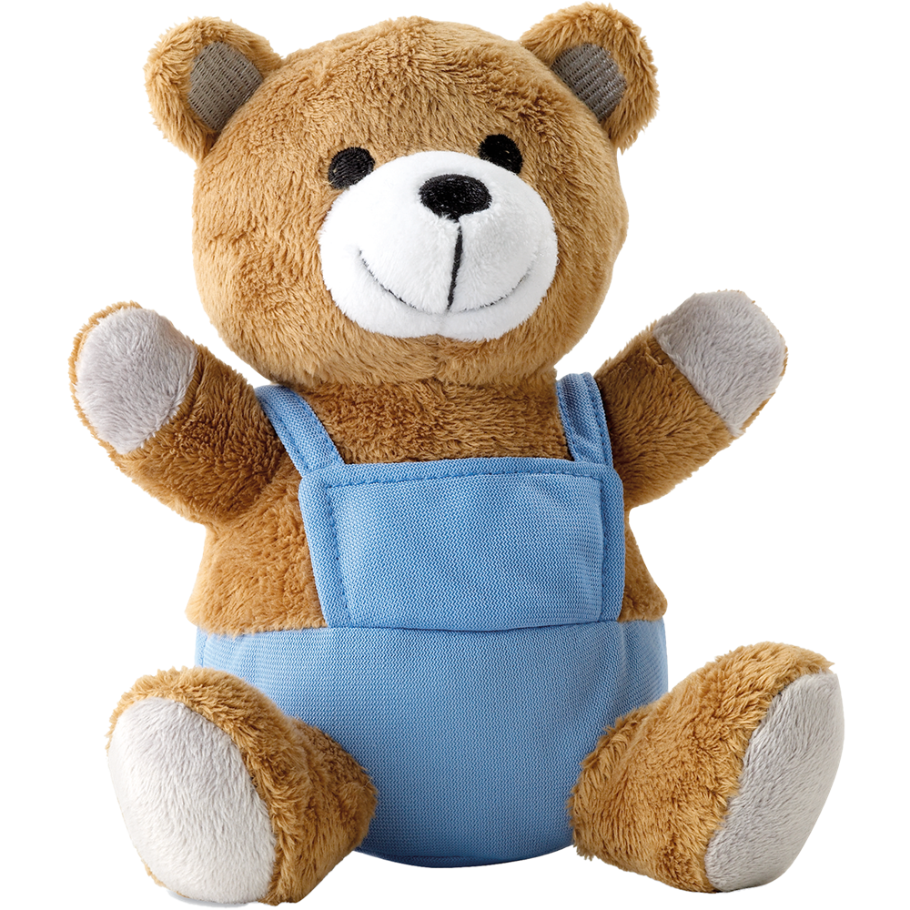 Peluche orsacchiotto con salopette ShirtUp! - Main Image