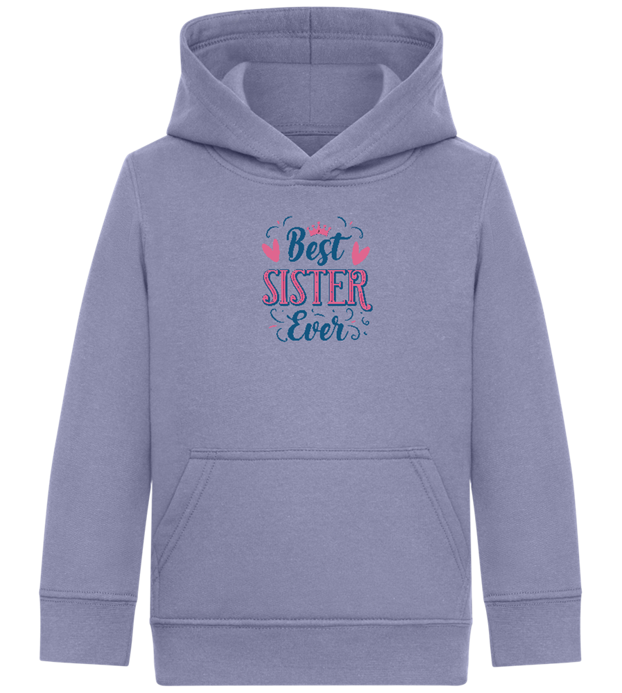 Best Sister Design - Comfort Kids Hoodie_BLUE_front