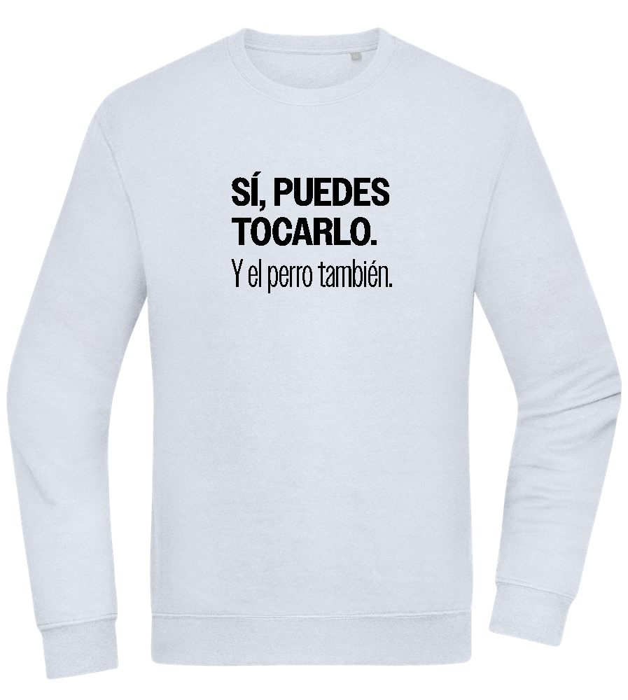 Puedes Rocarlo Design - Comfort Essential Unisex Sweater_CREAMY BLUE_front