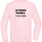 Puedes Rocarlo Design - Comfort Essential Unisex Sweater_LIGHT PEACH ROSE_front