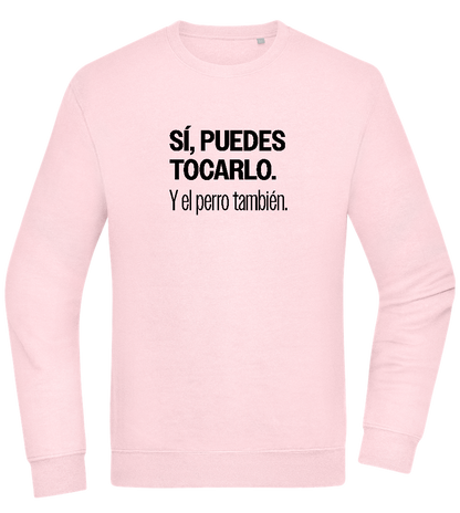 Puedes Rocarlo Design - Comfort Essential Unisex Sweater_LIGHT PEACH ROSE_front