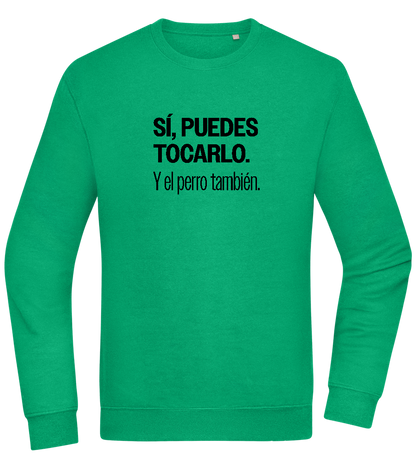 Puedes Rocarlo Design - Comfort Essential Unisex Sweater_MEADOW GREEN_front