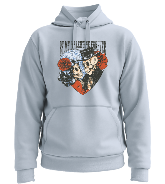 Be My Valentine Forever Design - Premium unisex hoodie_CREAMY BLUE_front