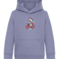 Unicorn On Bicycle Design - Comfort Kids Hoodie_BLUE_front