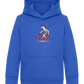 Unicorn On Bicycle Design - Comfort Kids Hoodie_ROYAL_front