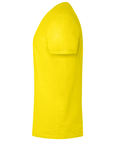 Seagull Seeking for Drama Design - Premium men's t-shirt_YELLOW_left